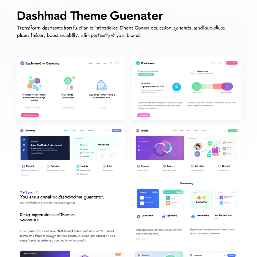 Dashboard Theme Generator website
