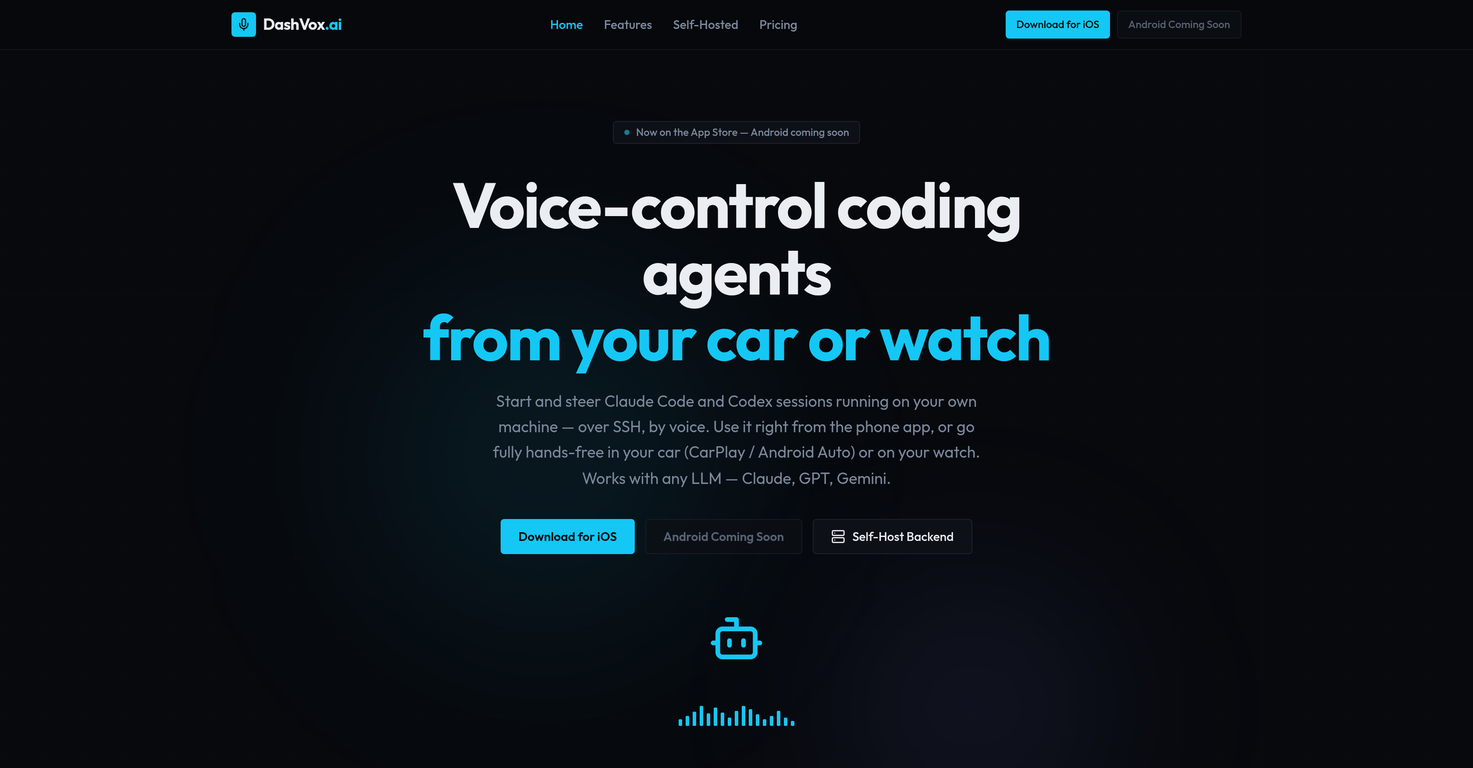 DashVox website