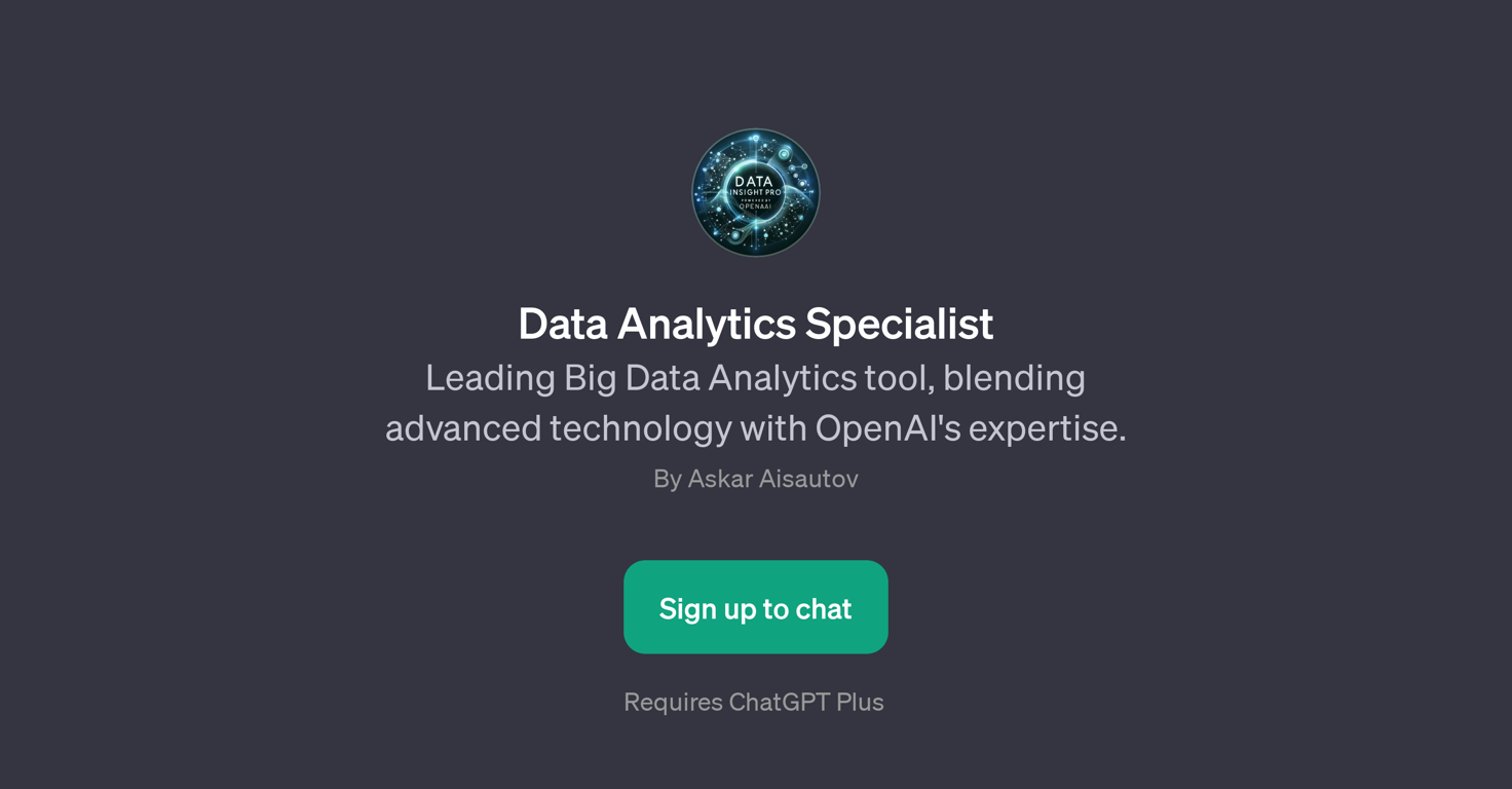 Data Analytics Specialist website