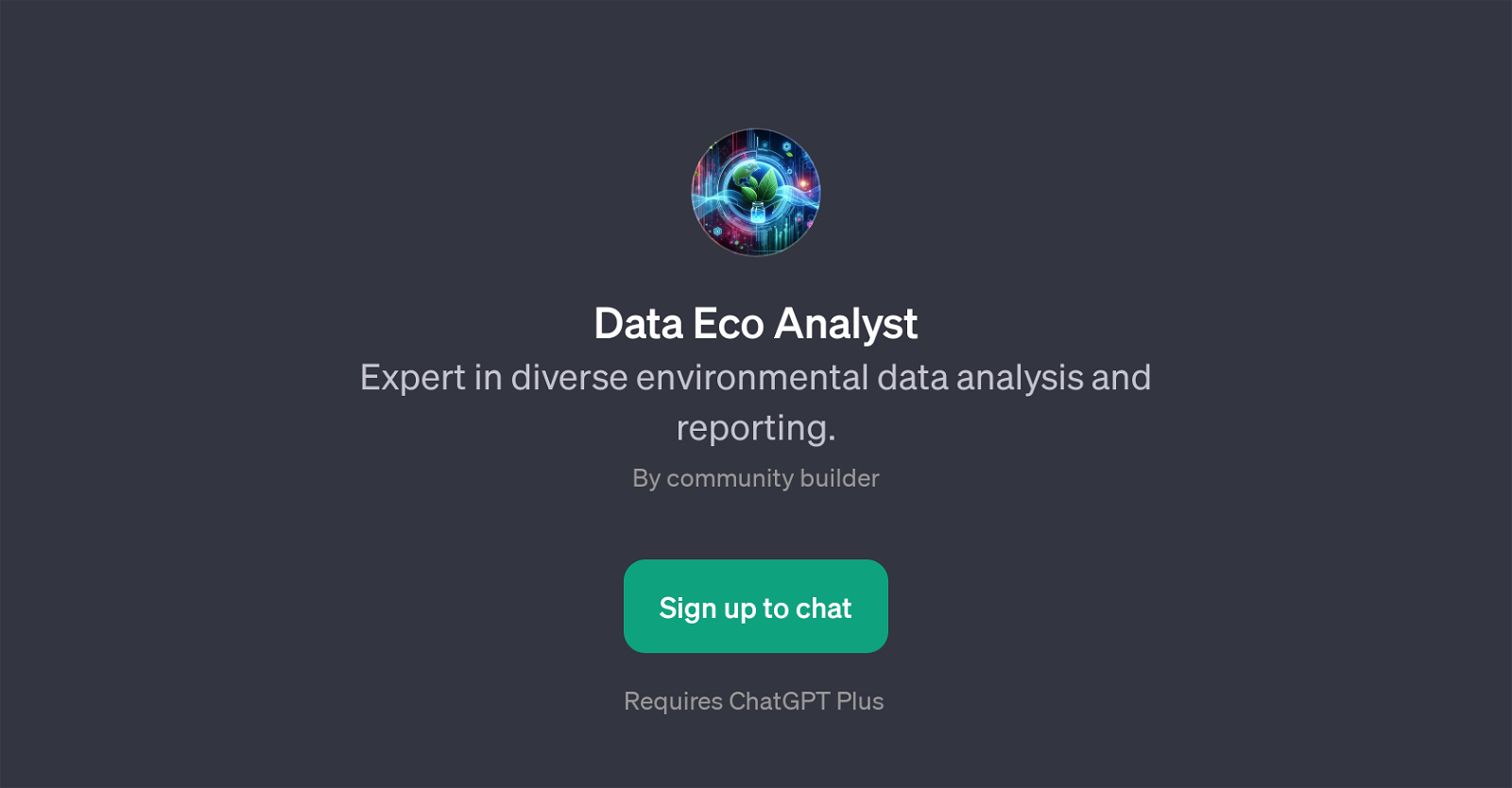 Data Eco Analyst website