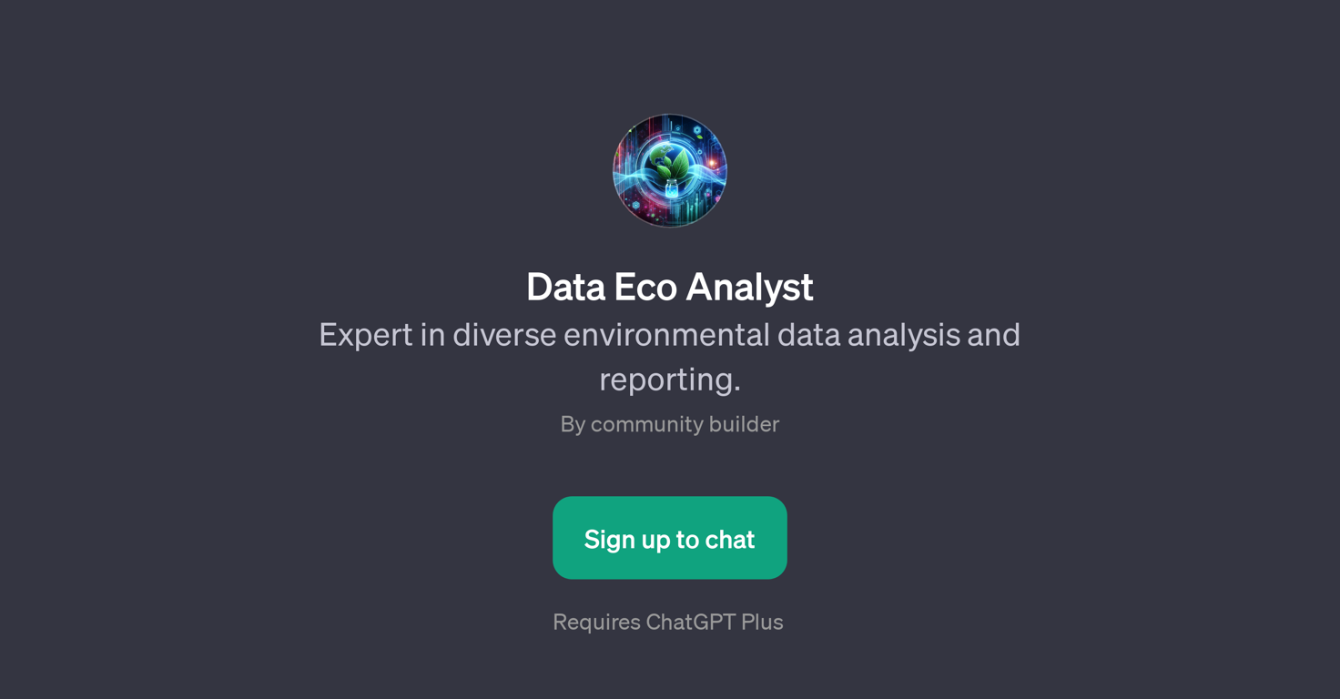 Data Eco Analyst website