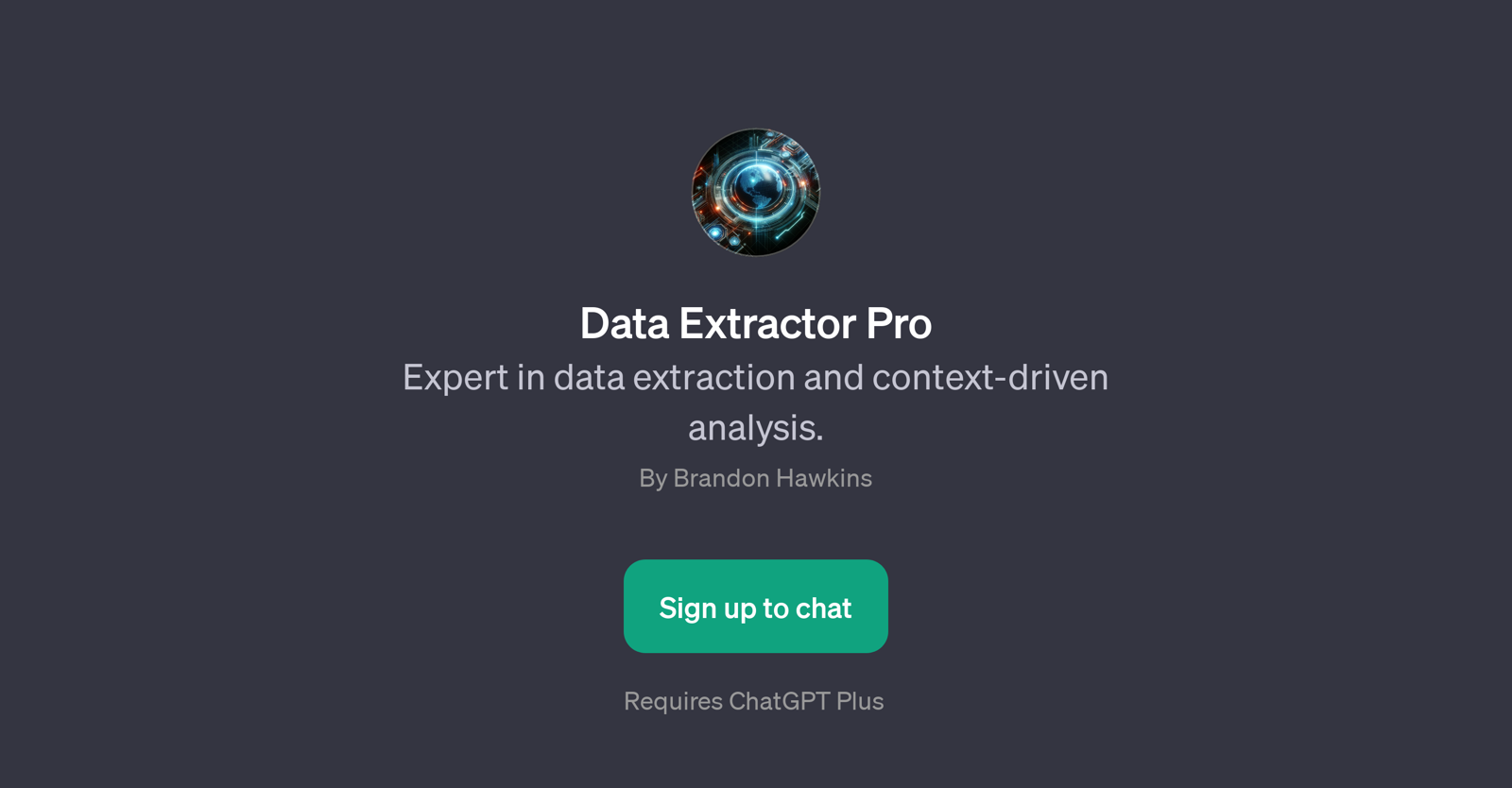 Data Extractor Pro website