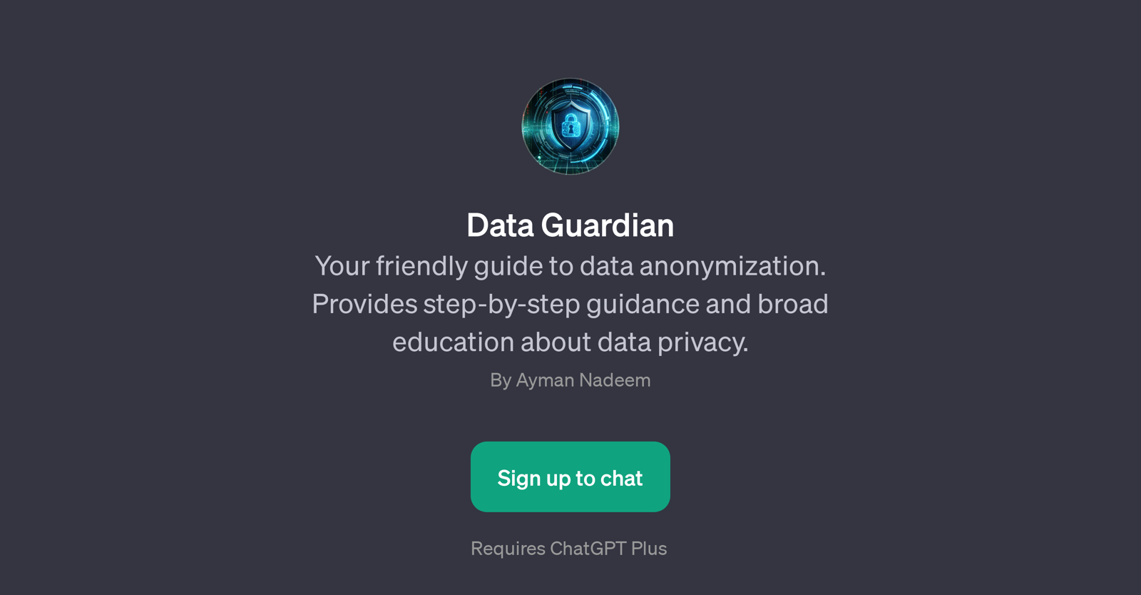 Data Guardian website