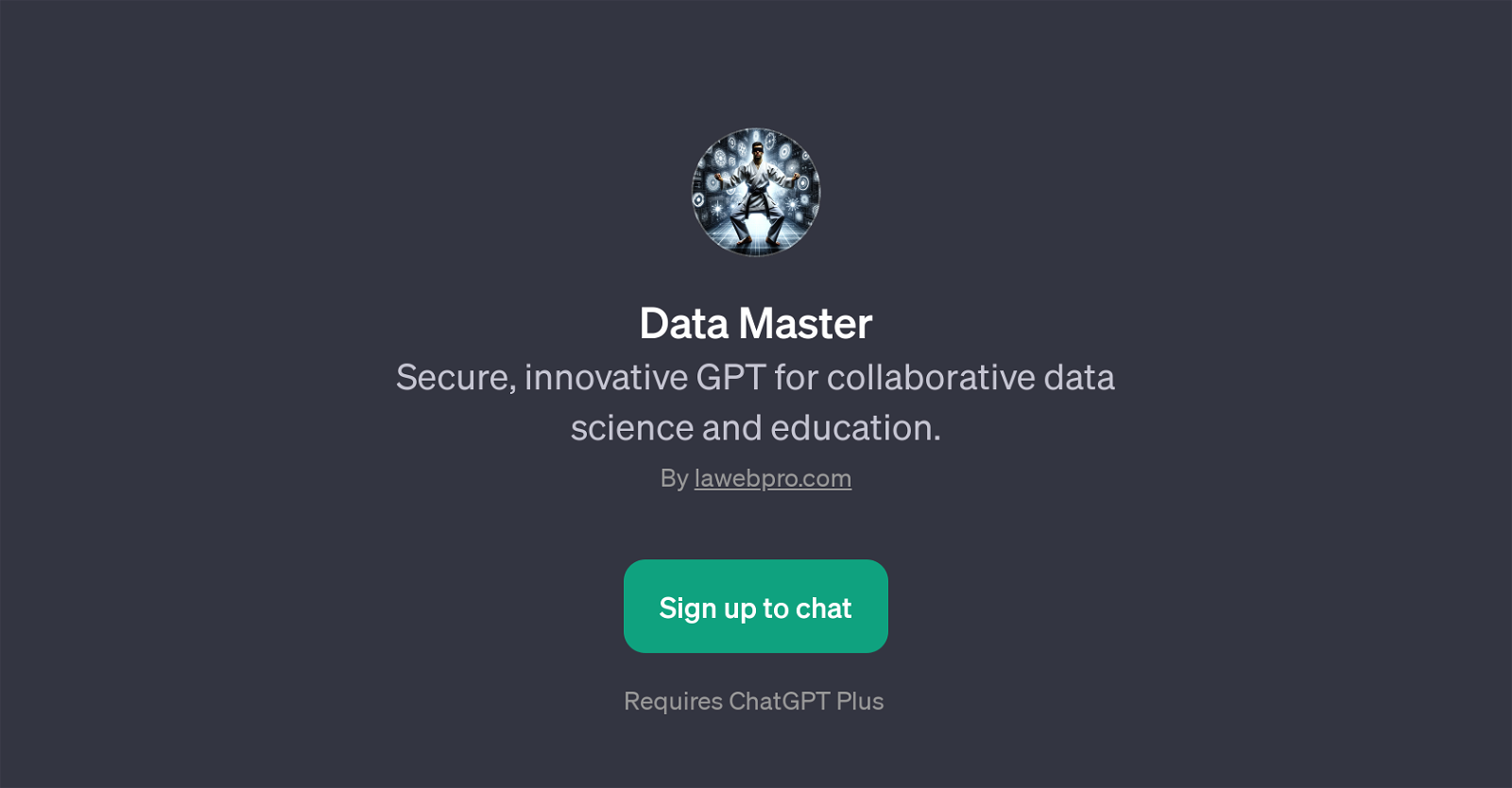 Data Master website