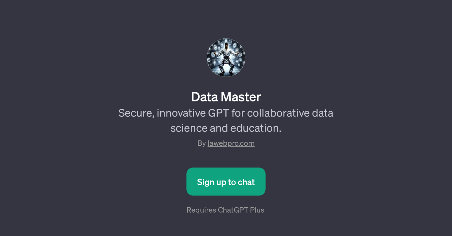 Data Master website