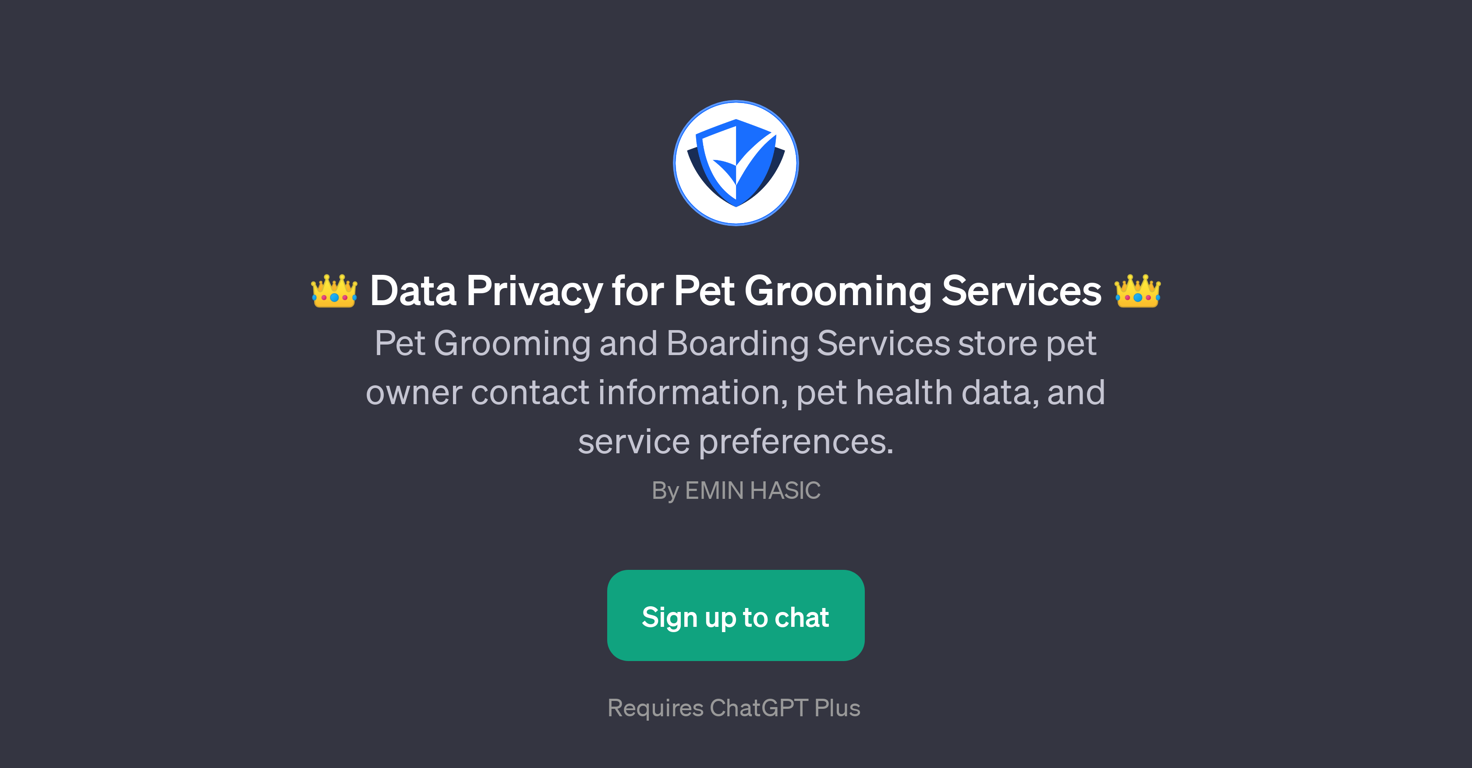 Data Privacy for Pet Grooming Services GPT website