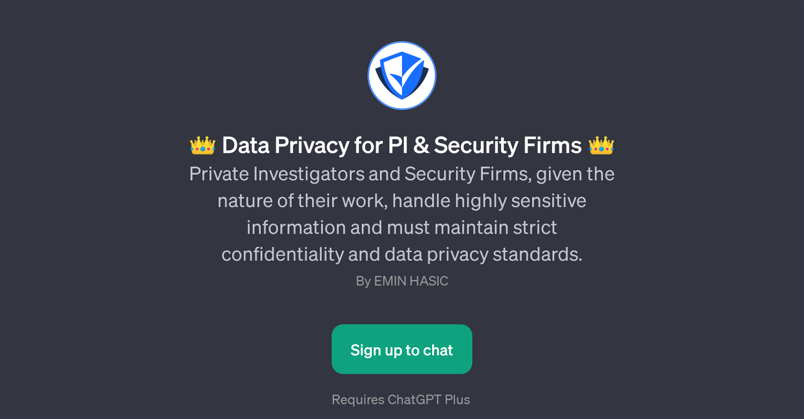 Data Privacy for PI & Security Firms website