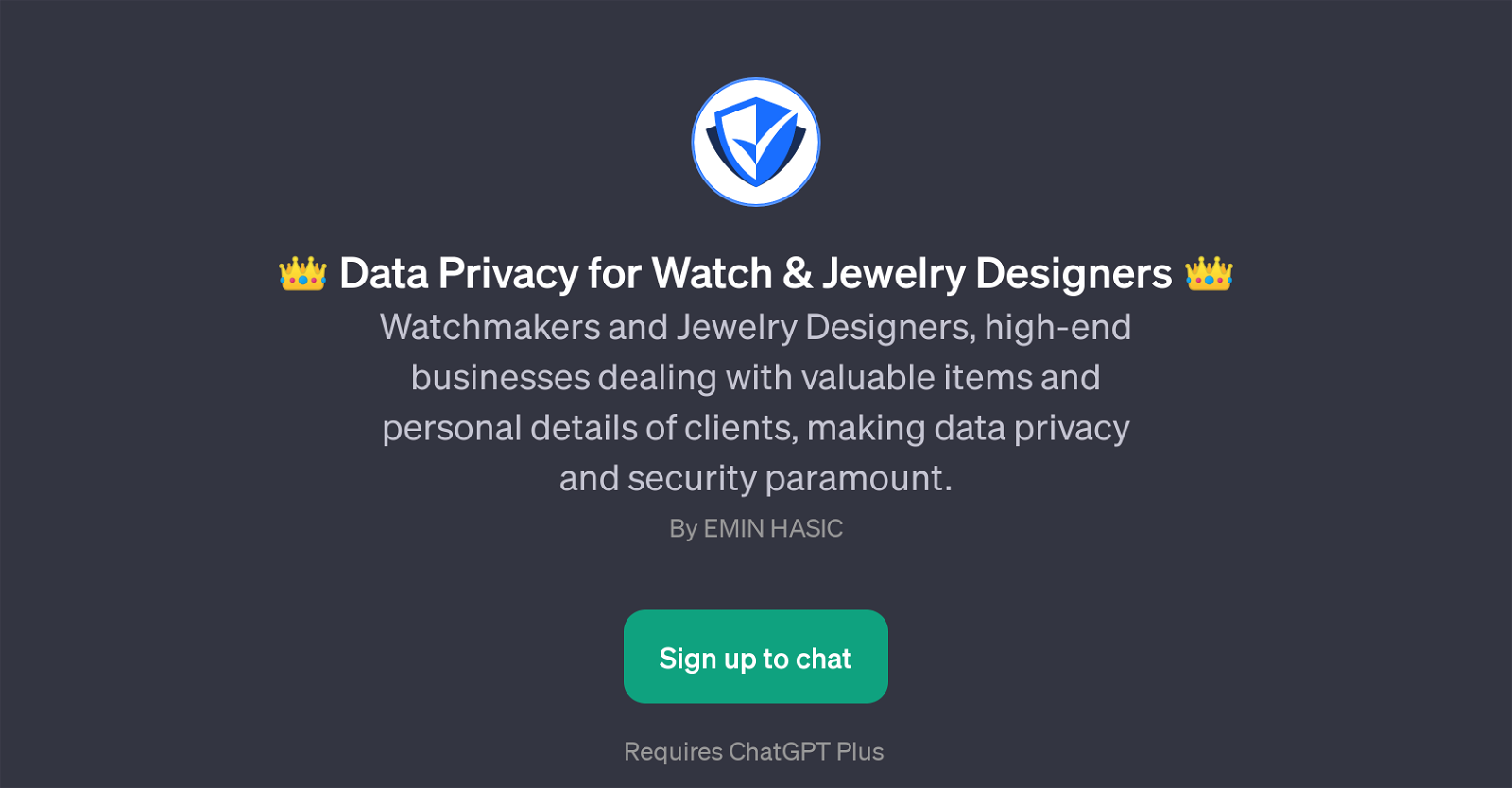 Data Privacy for Watch & Jewelry Designers website