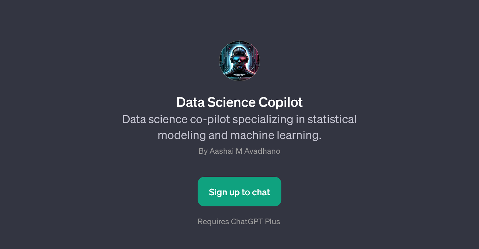 Data Science Copilot website