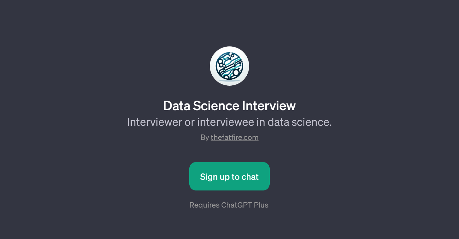 Data Science Interview website