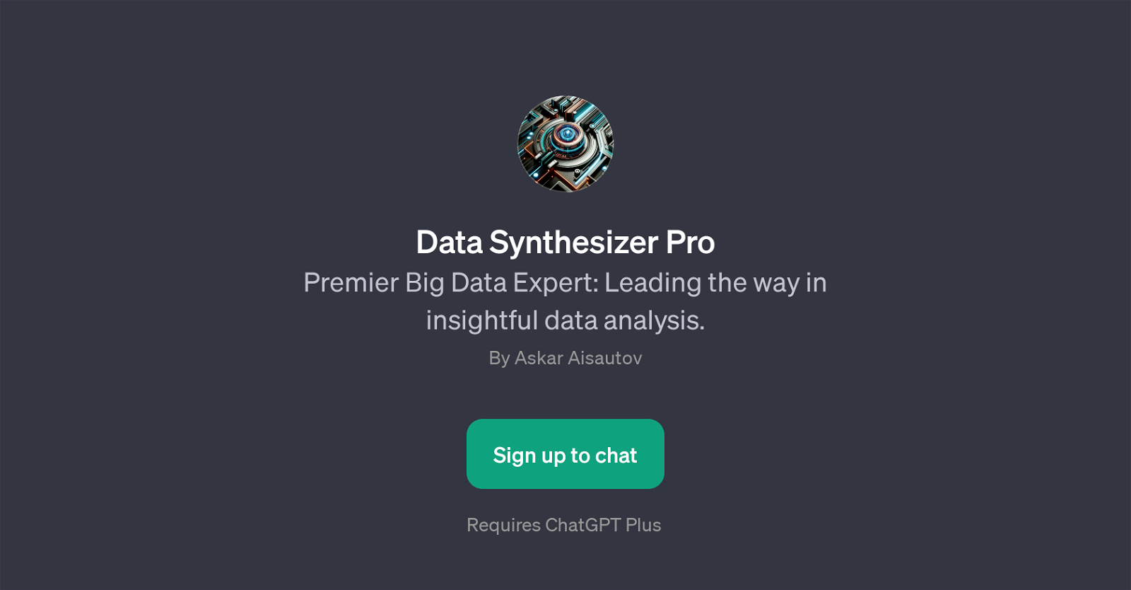 Data Synthesizer Pro website