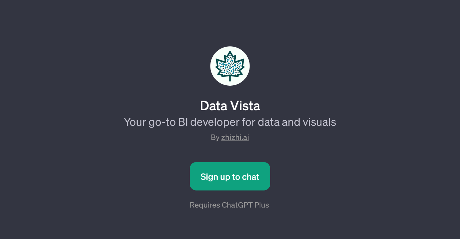 Data Vista website