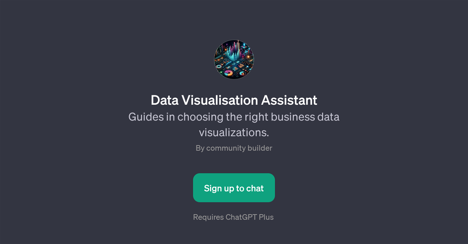 Data Visualisation Assistant website