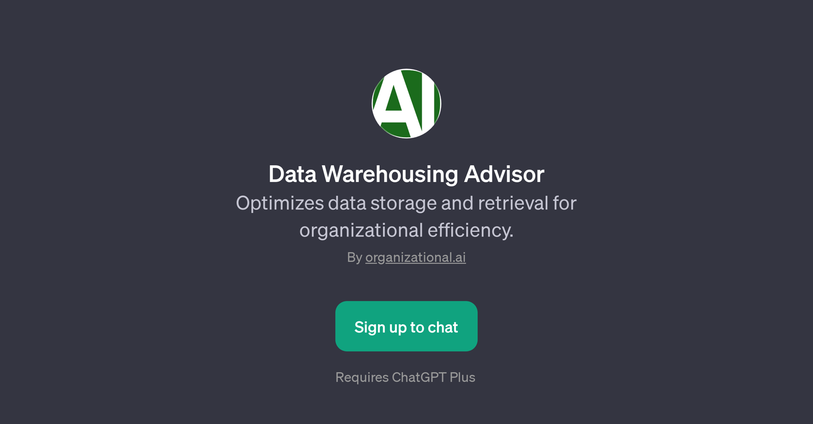 Data Warehousing Advisor website