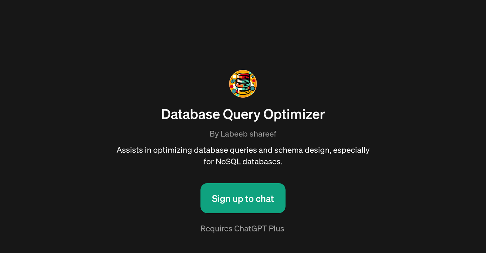 Database Query Optimizer website