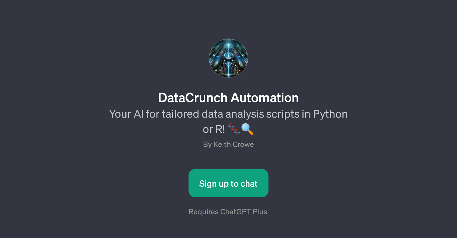 DataCrunch Automation website