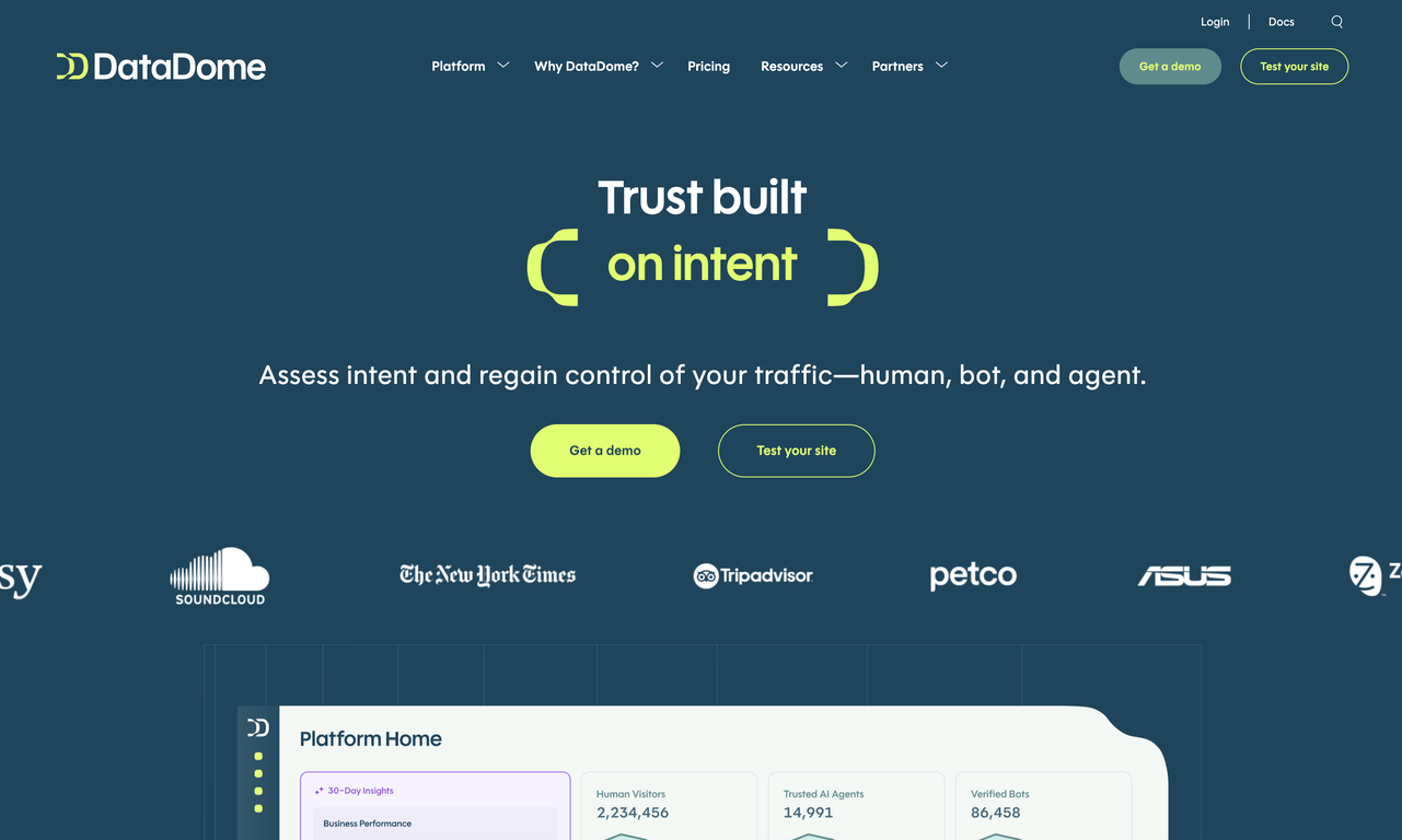 Datadome website
