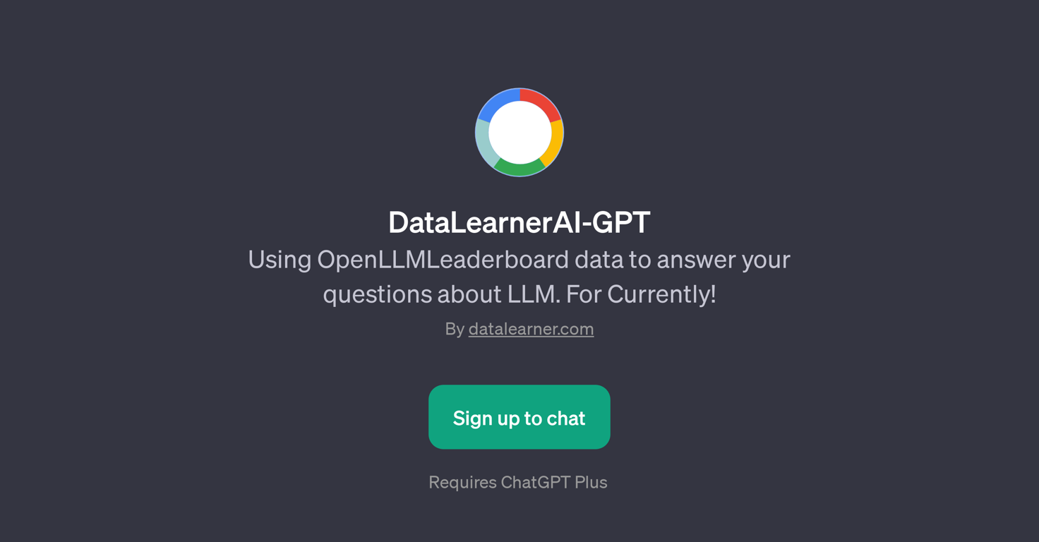 DataLearnerAI-GPT website