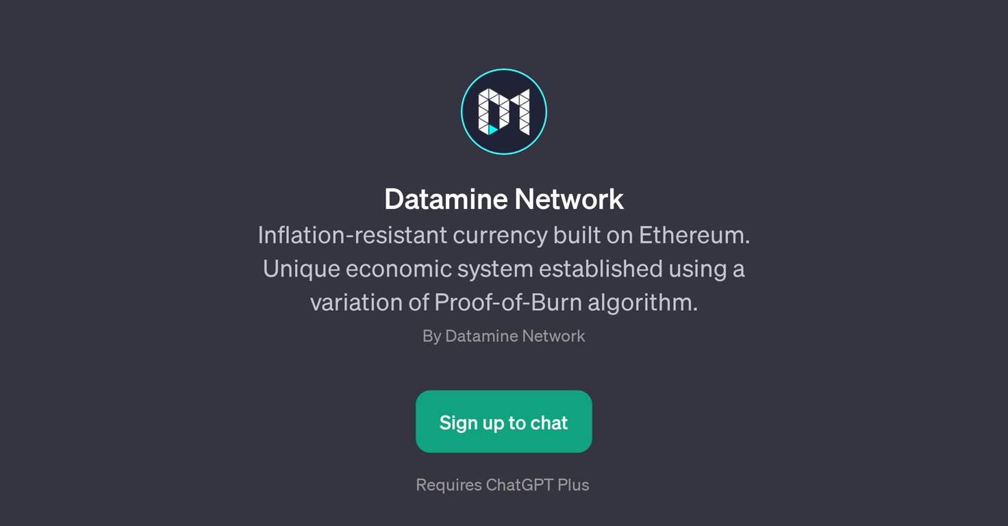 Datamine Network GPT website