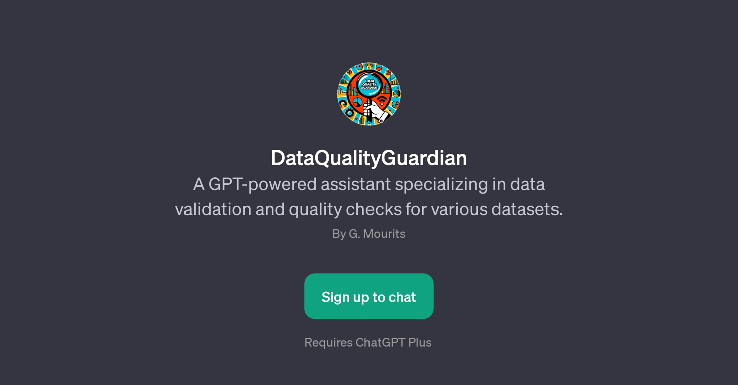 DataQualityGuardian website