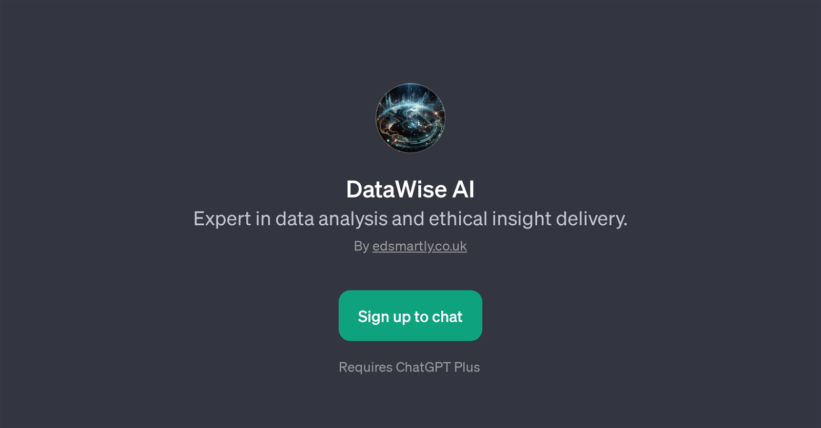 DataWise AI website
