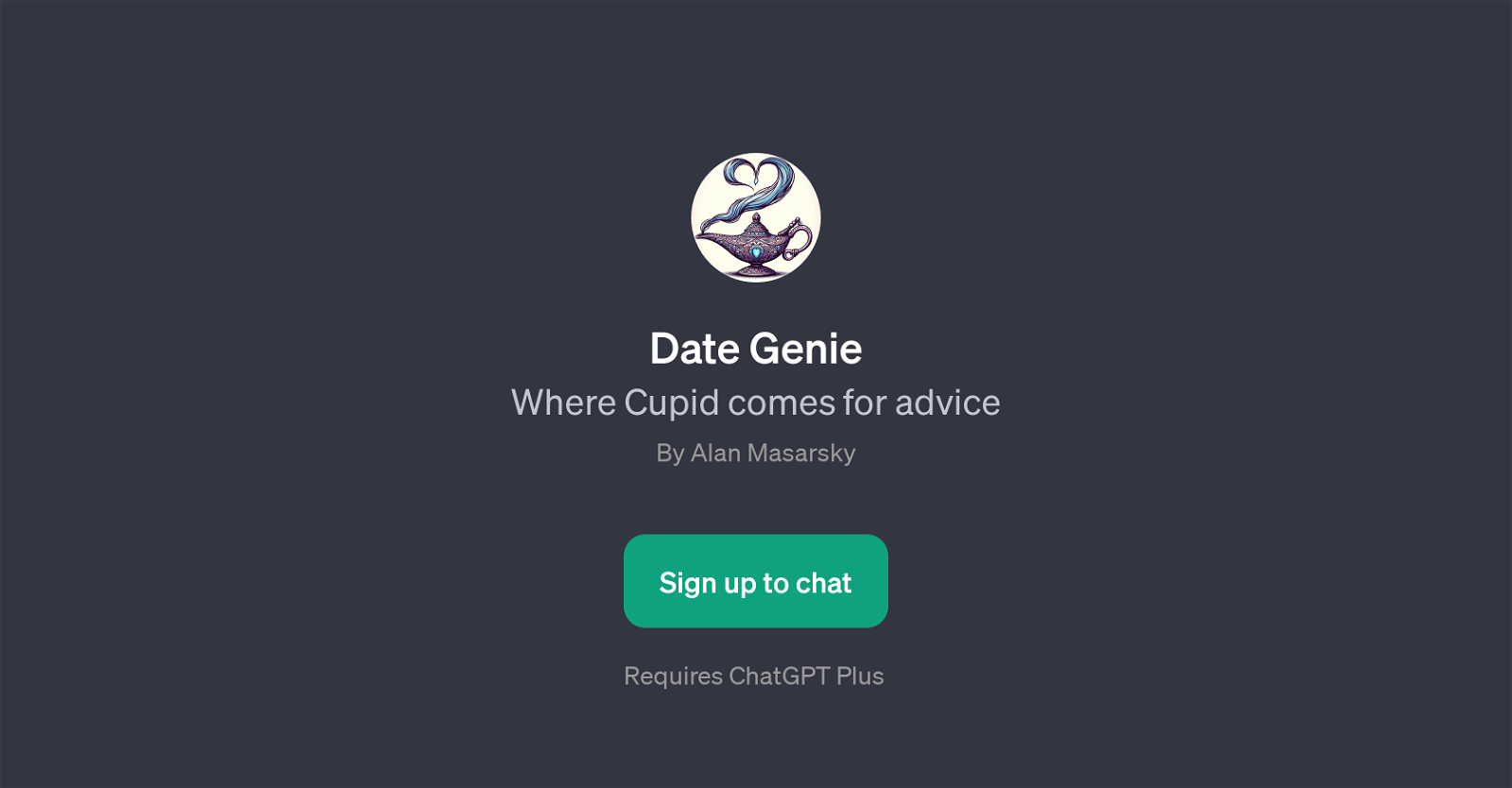 Date Genie website