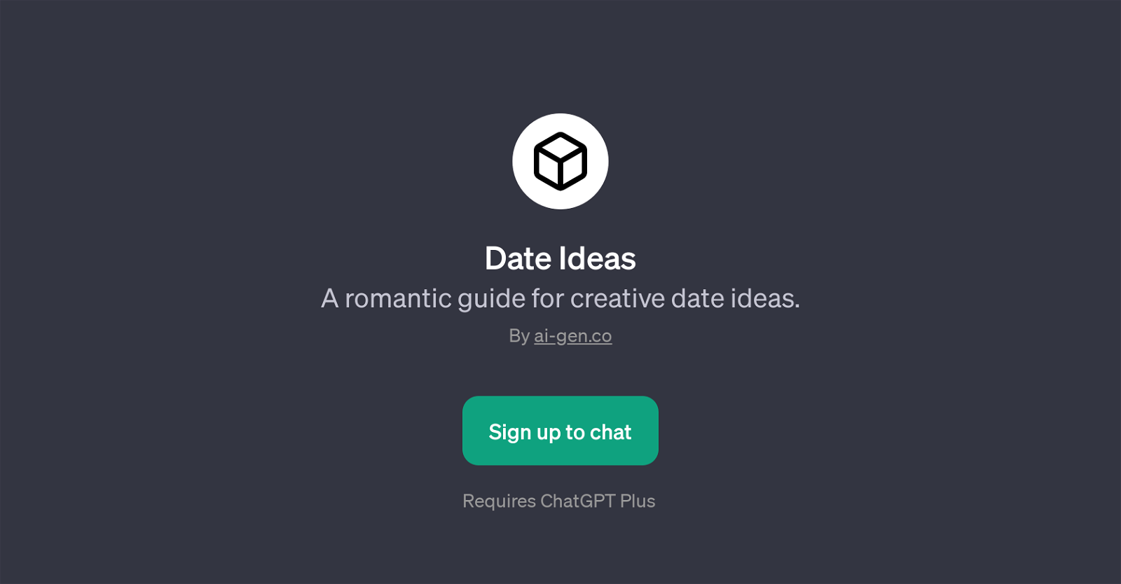 Date Ideas website