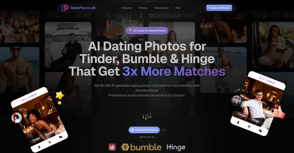 DatePhotos.AI website