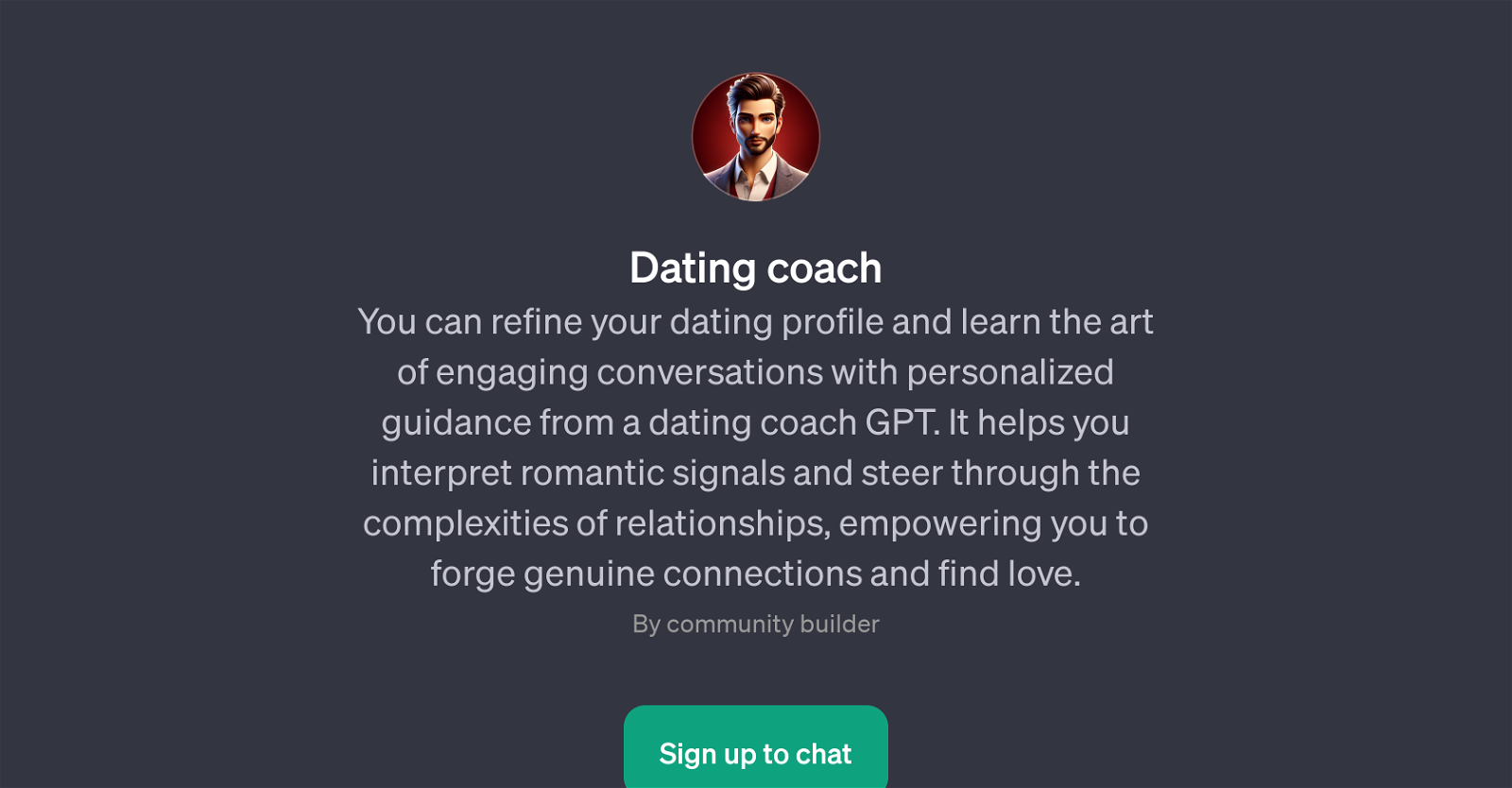 Dating Coach GPT website