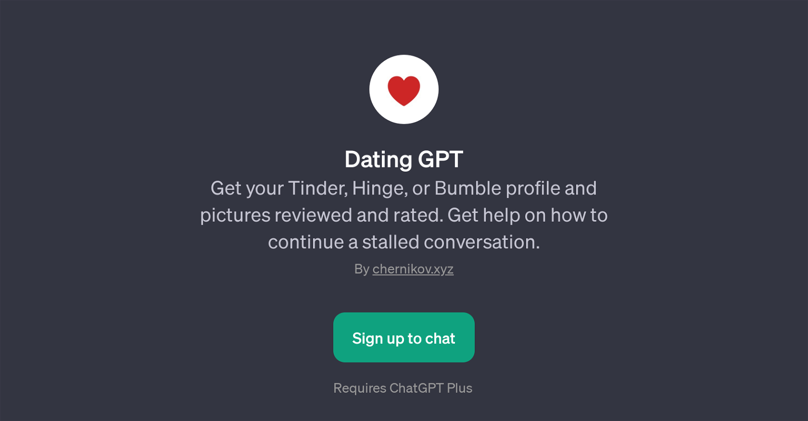 Dating GPT website
