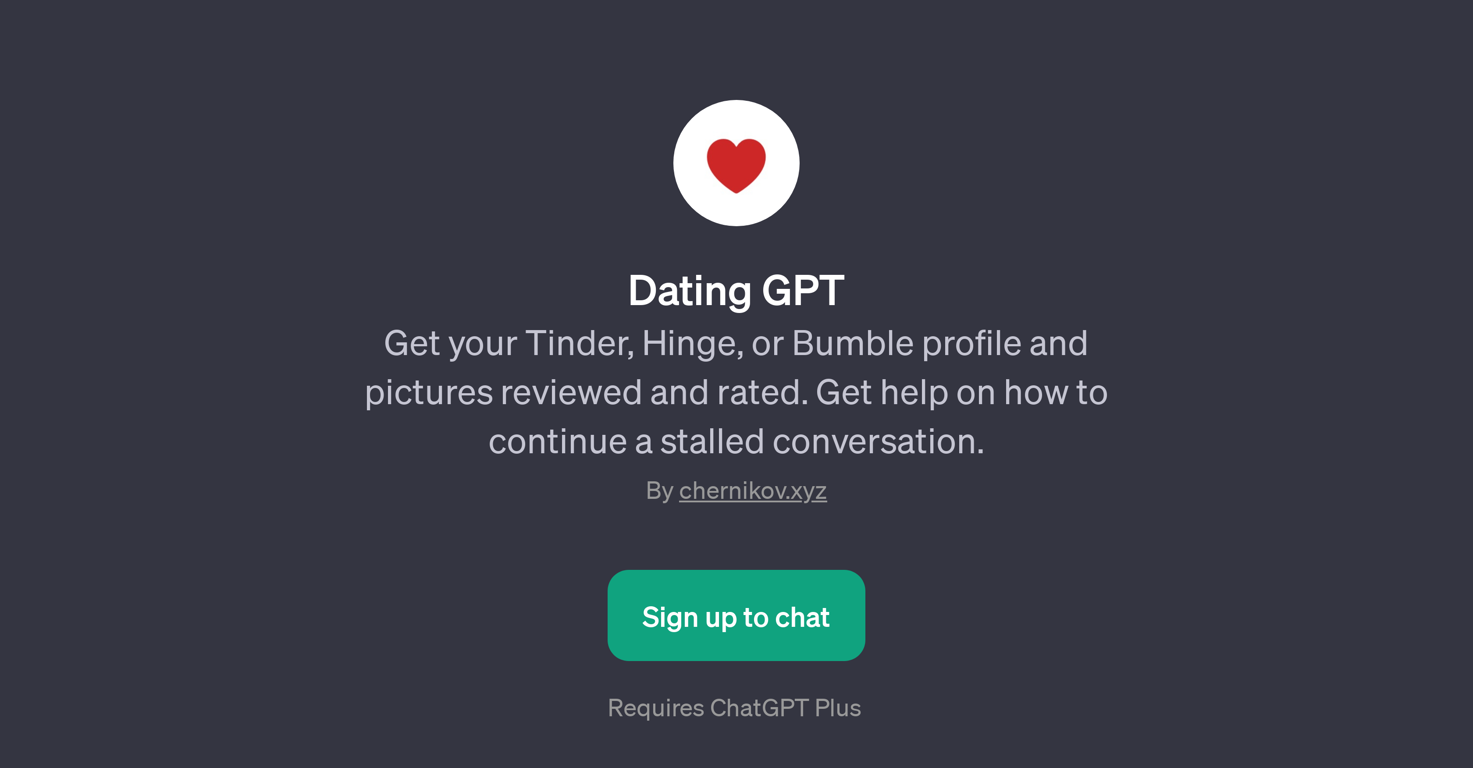 Dating GPT website