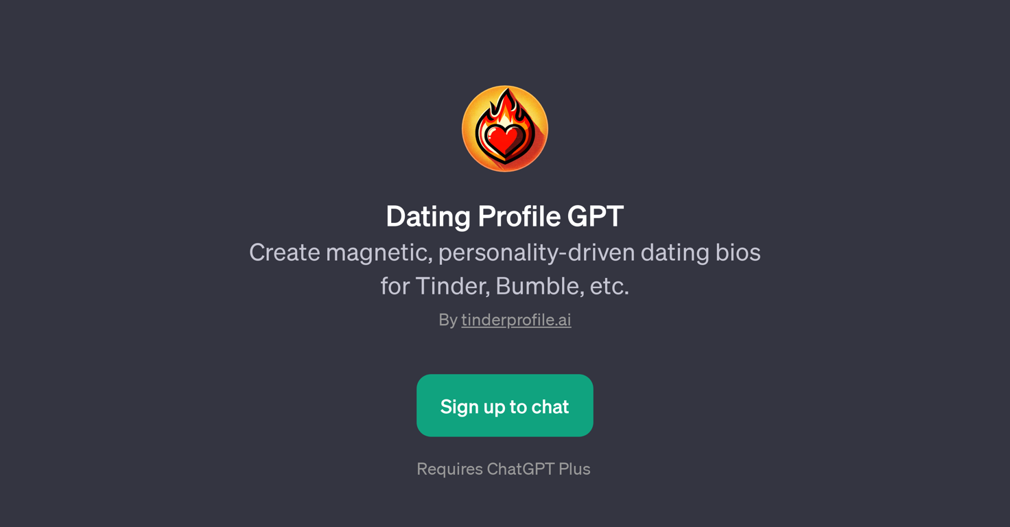 Dating Profile GPT website