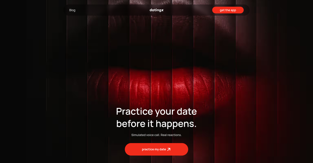 DatingX - Practice Virtual Date website