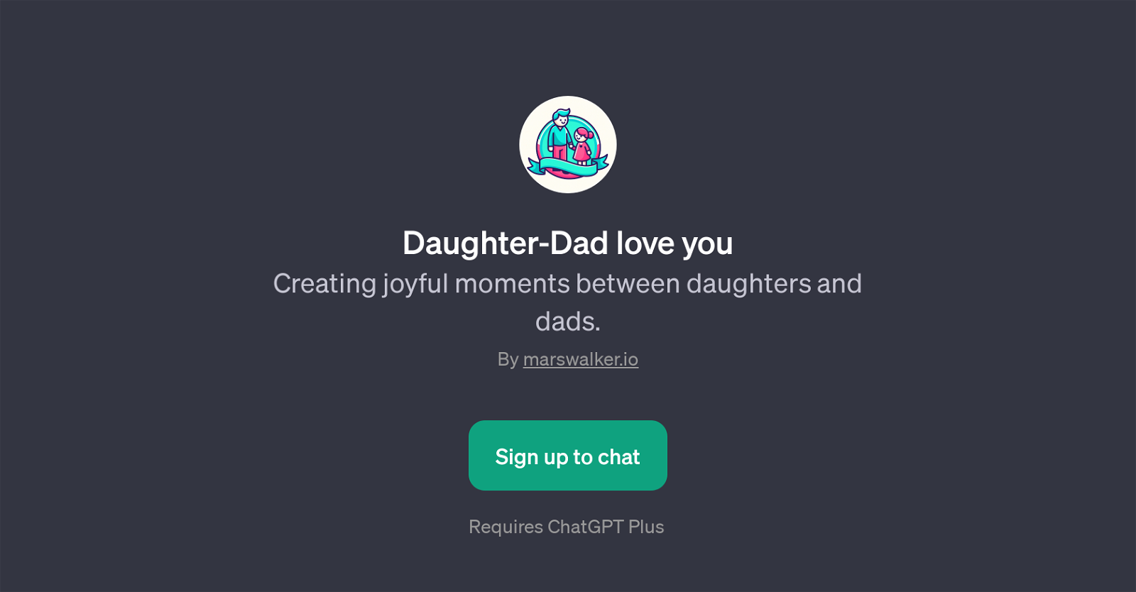 Daughter-Dad Love You website