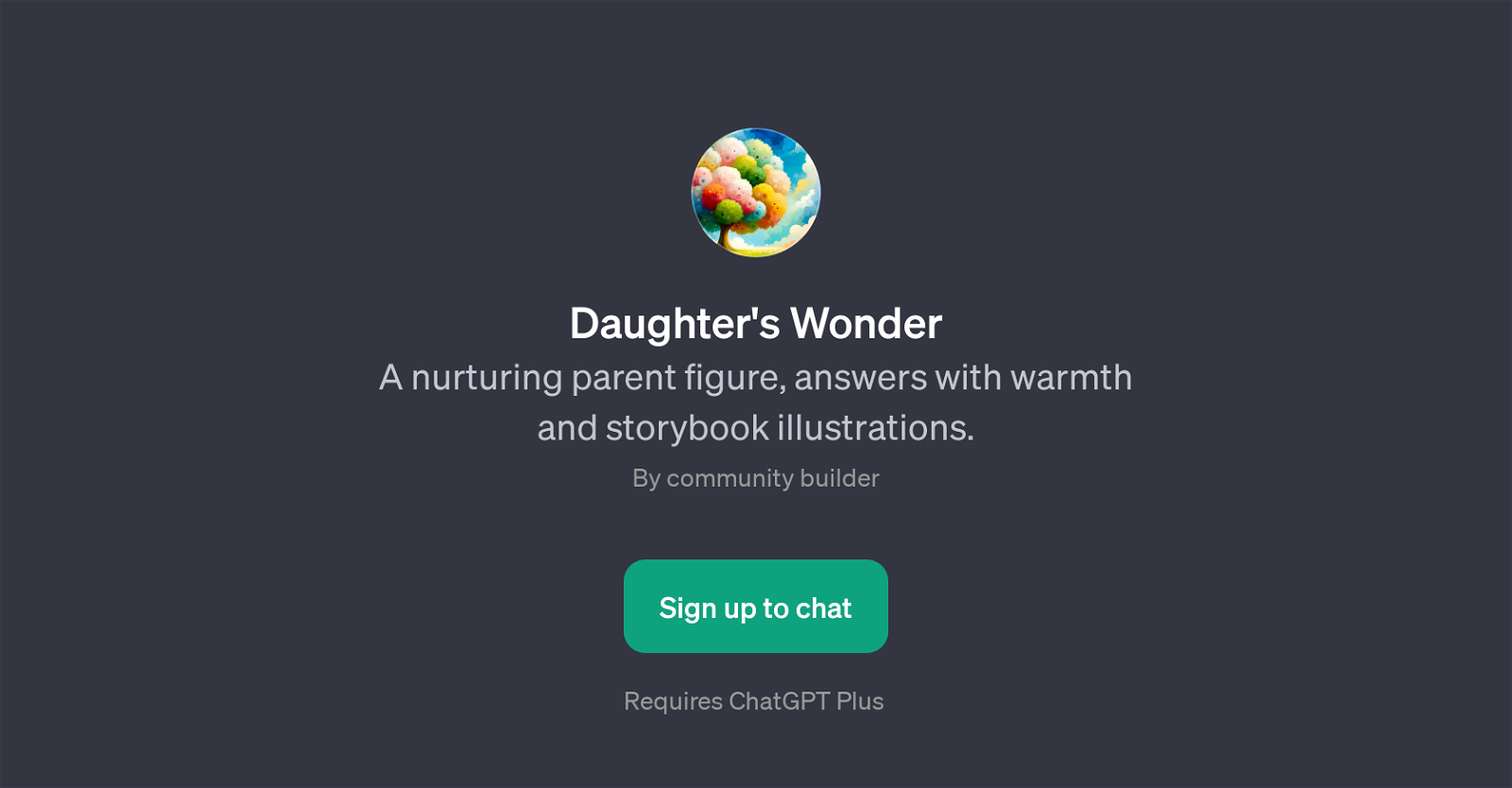 Daughter's Wonder website