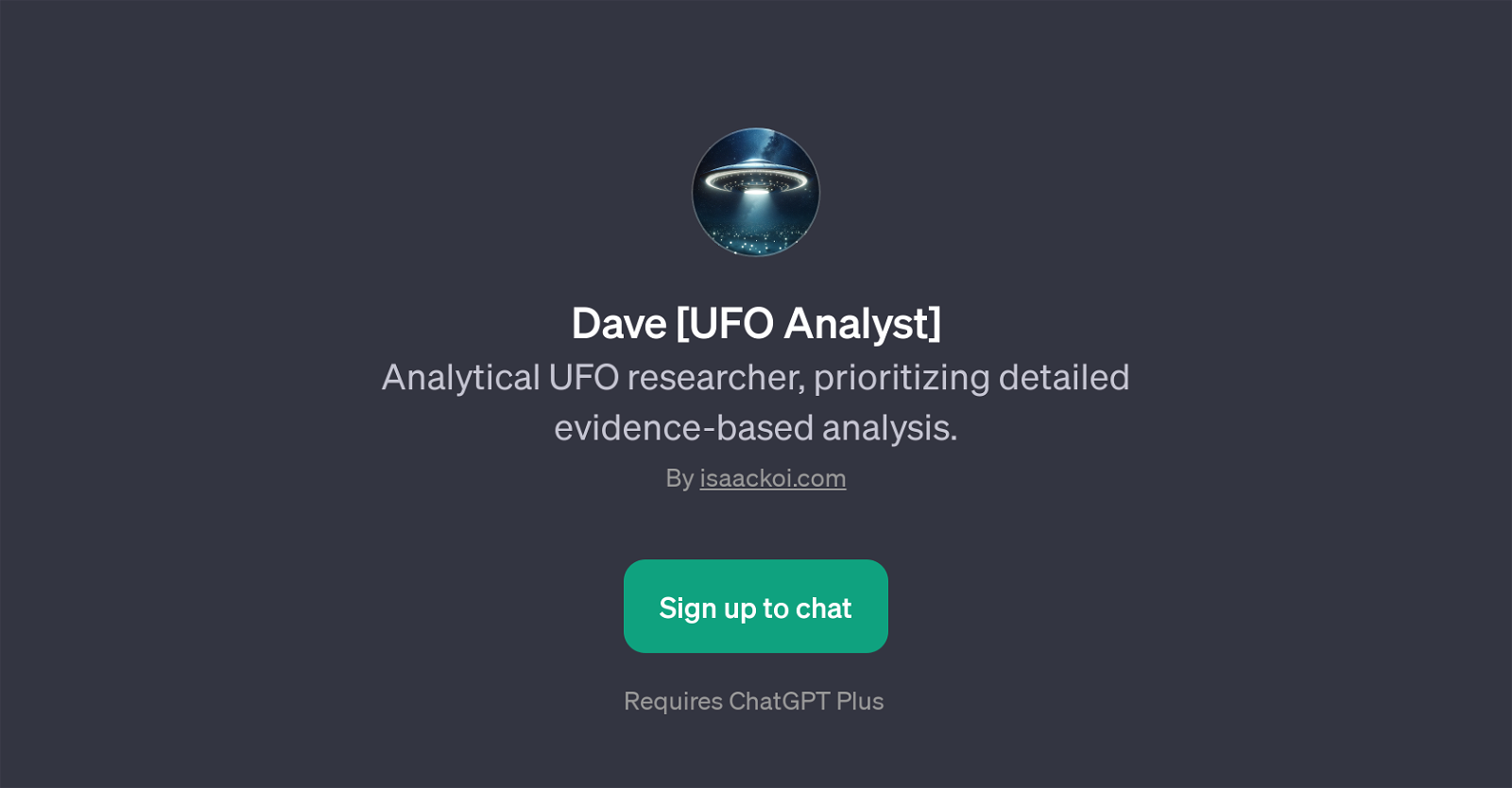 Dave [UFO Analyst] website