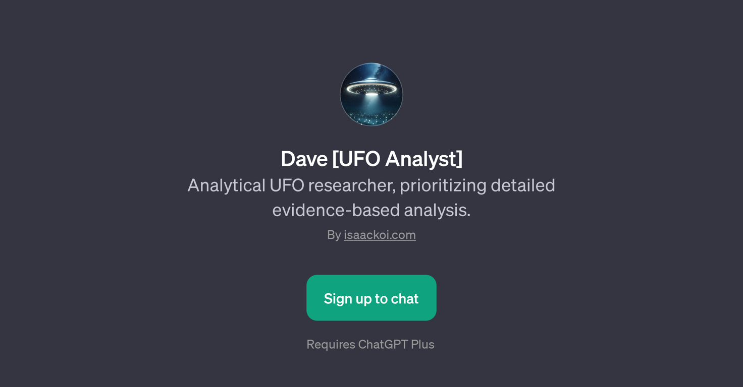 Dave [UFO Analyst] website