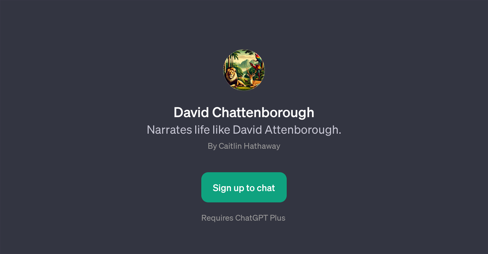 David Chattenborough website