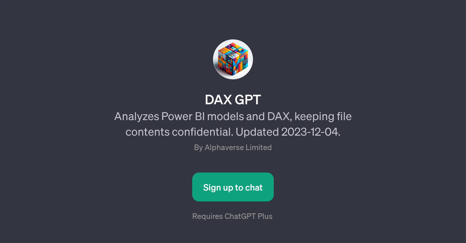 DAX GPT website