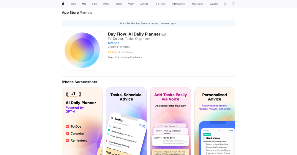 Day Flow website
