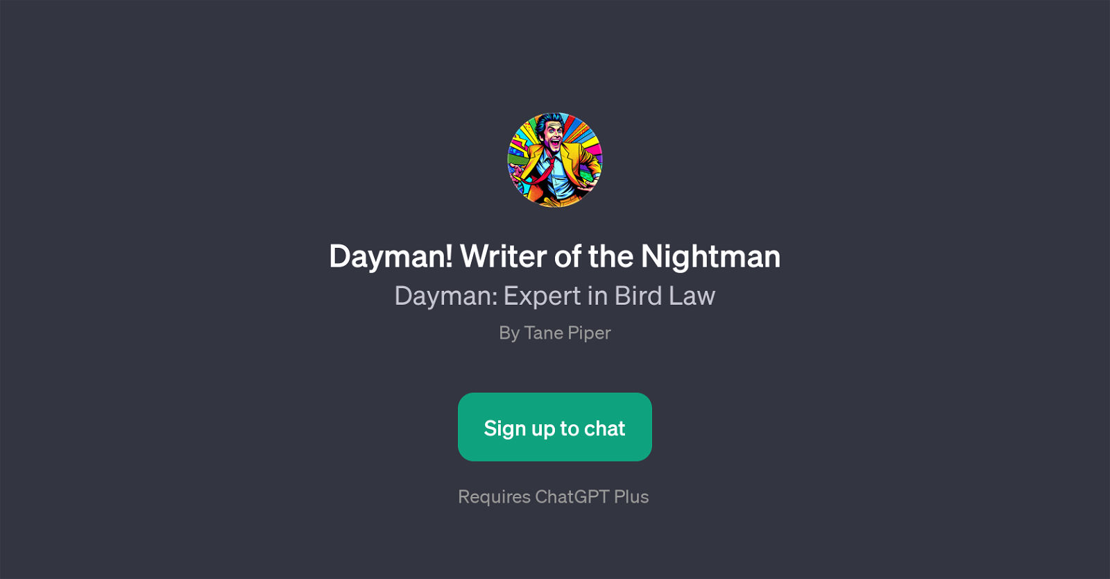 Dayman! Writer of the Nightman website