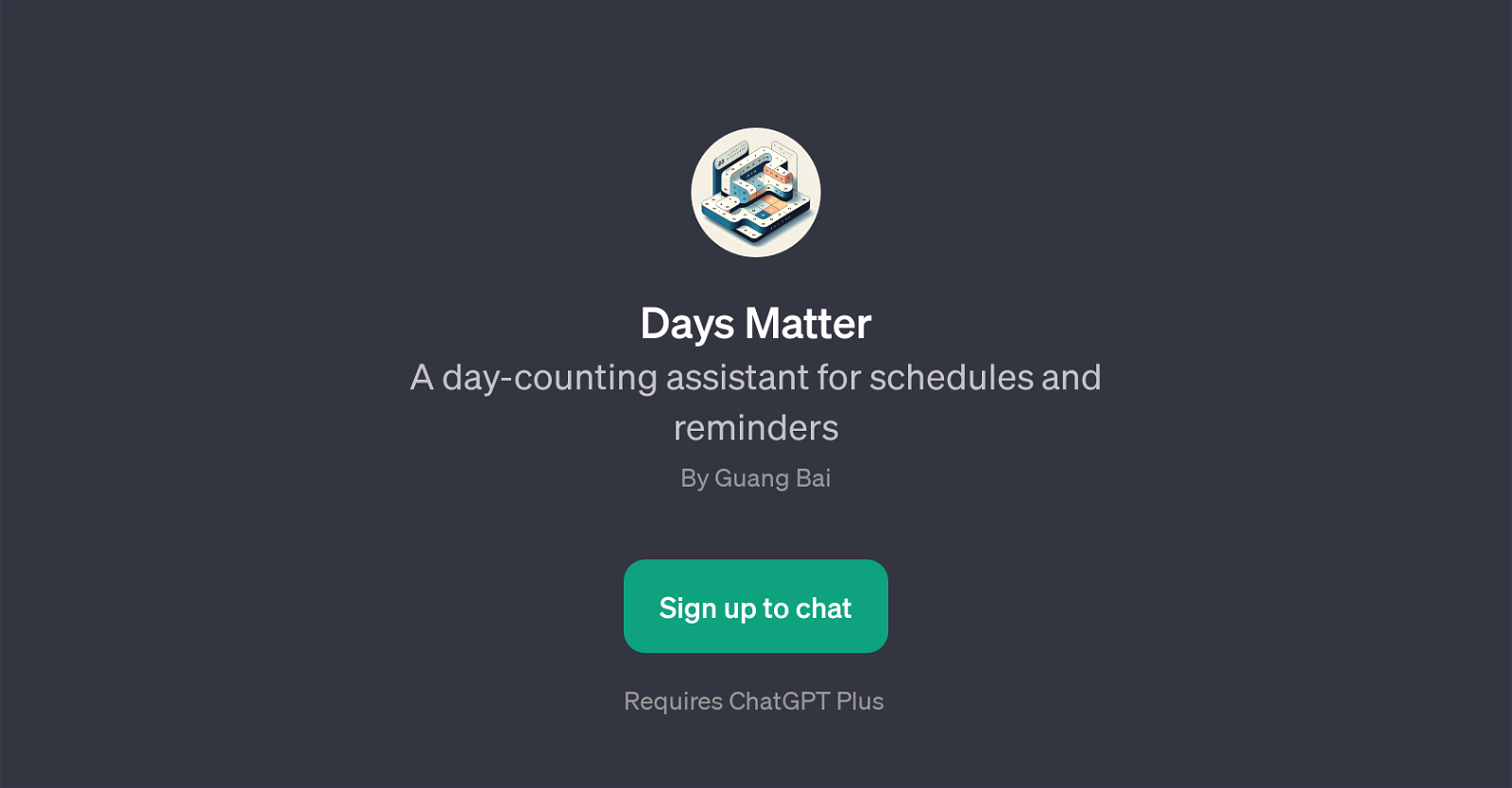 Days Matter website