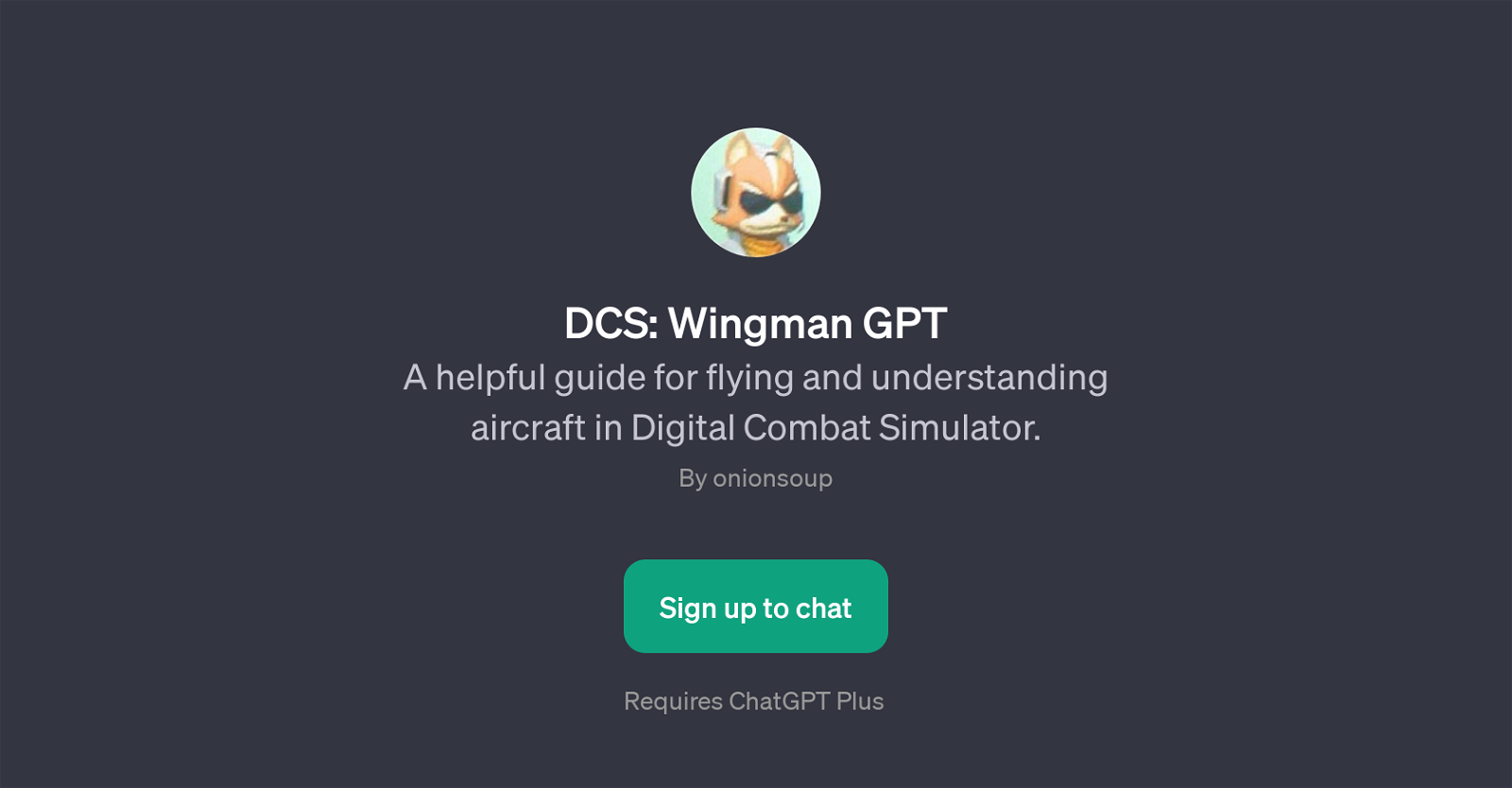 DCS: Wingman GPT website
