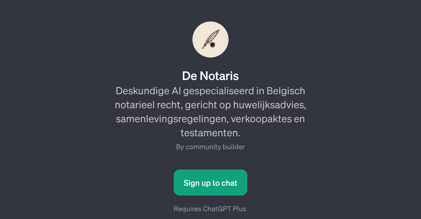 De Notaris website