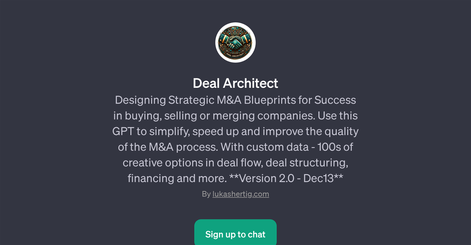 Deal Architect website
