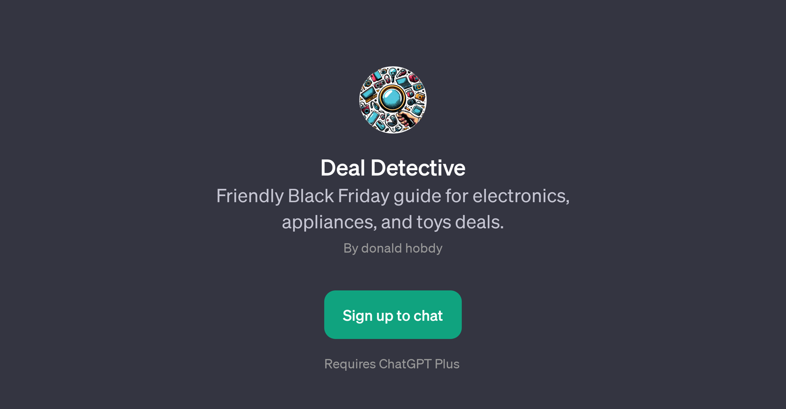 Deal Detective website