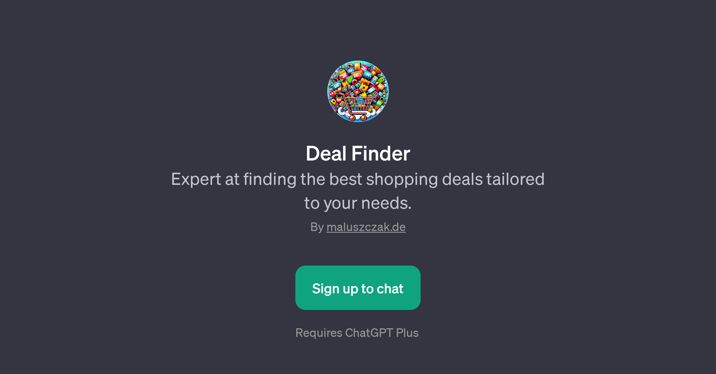 Deal Finder website