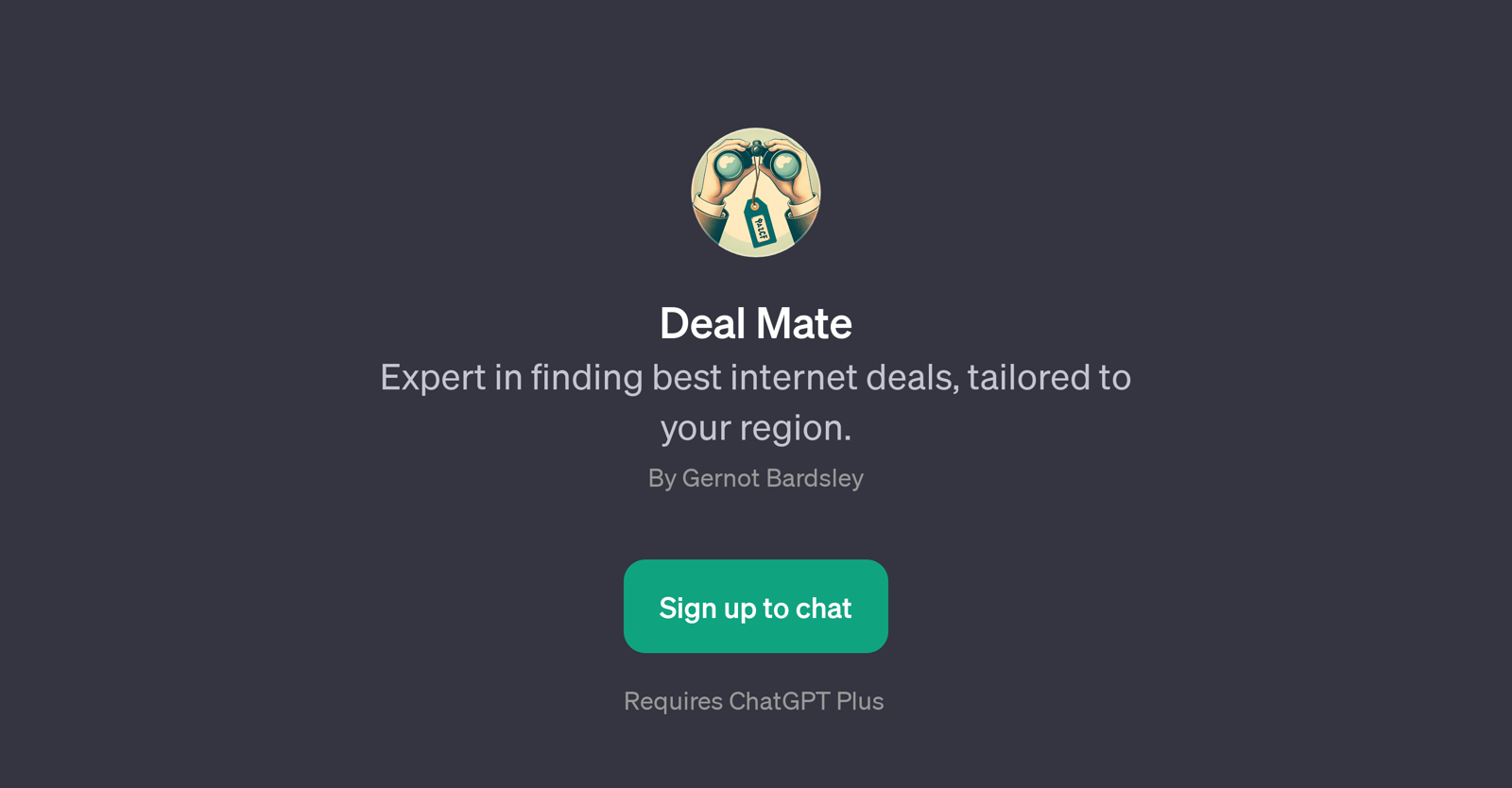 Deal Mate website