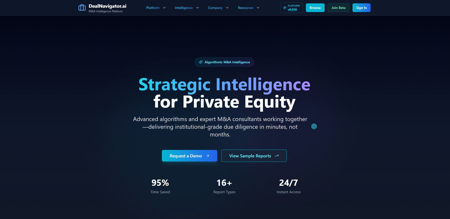 DealNavigator.Ai website