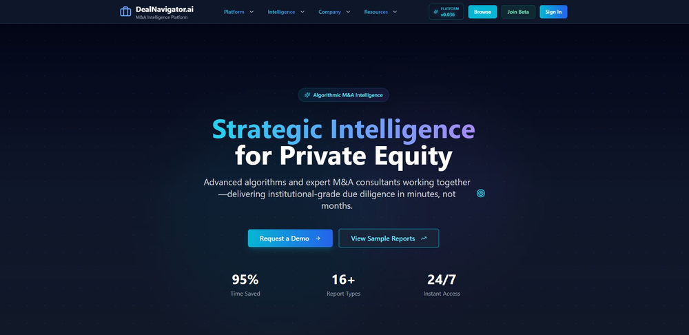 DealNavigator.Ai website